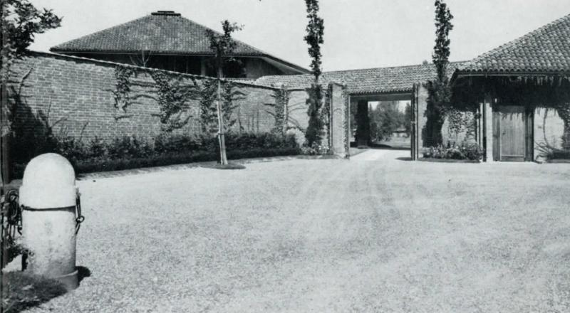 Mura perimetrali del giardino, anni Sessanta 