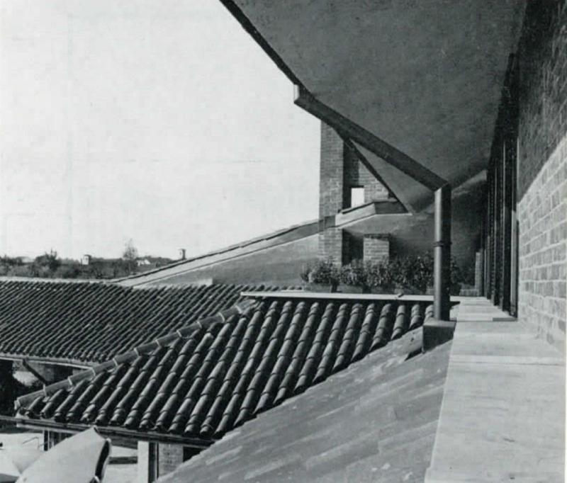 Particolare della copertura, anni Sessanta 