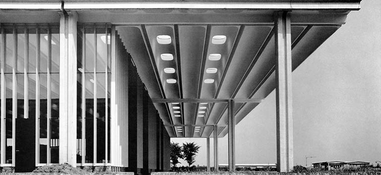 Stampa fotografica b/n.