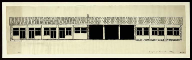 Prospetto principale (disegno per 