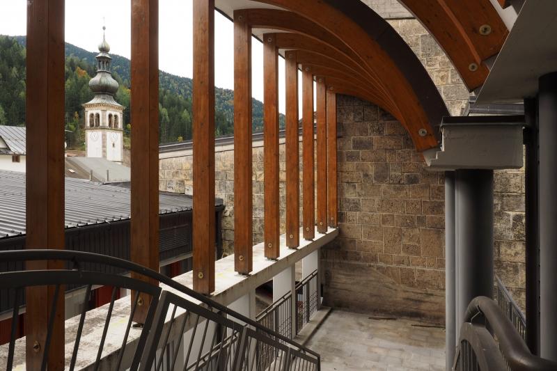 dettaglio della veranda