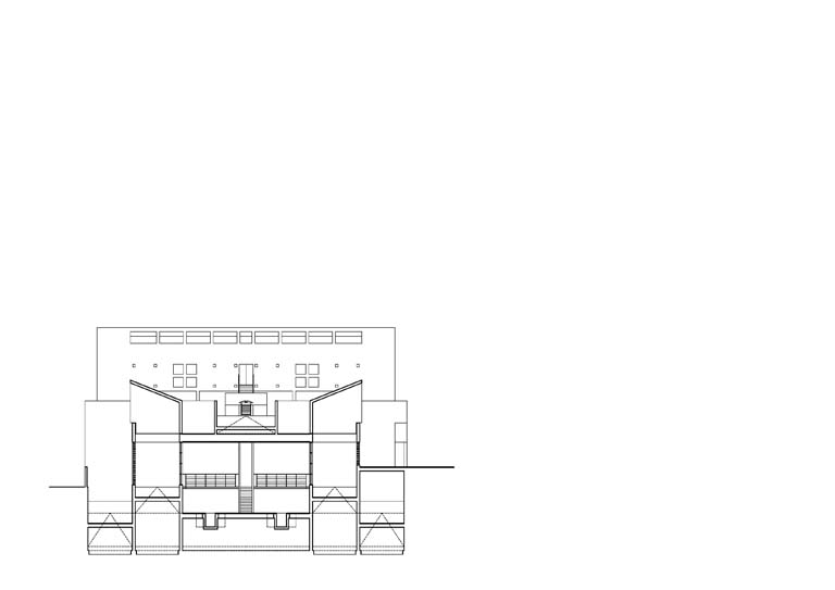 Sezione trasversale n.1. Disegno tecnico digitale