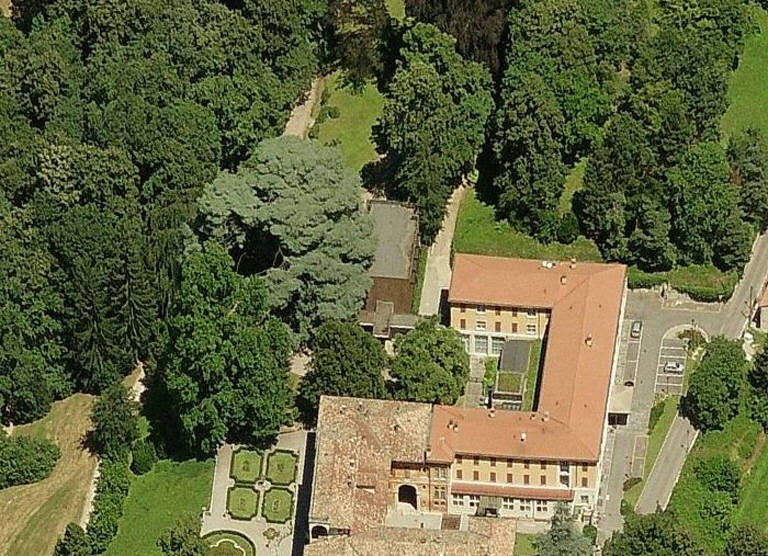 Chiesa di Villa Cagnola - vista dall'alto