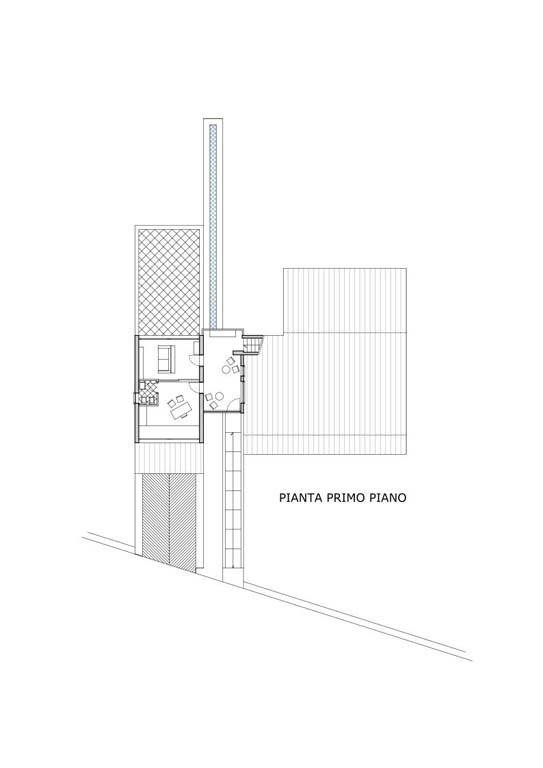 Pianta primo piano senza perimetrazione terreno
