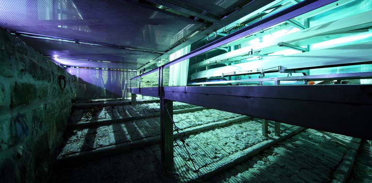 Appoggio della nuova struttura al pontile preesistente