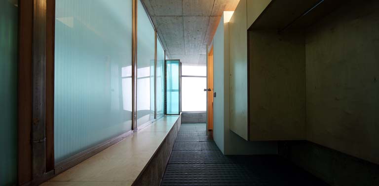 Spogliatoio verso il lago