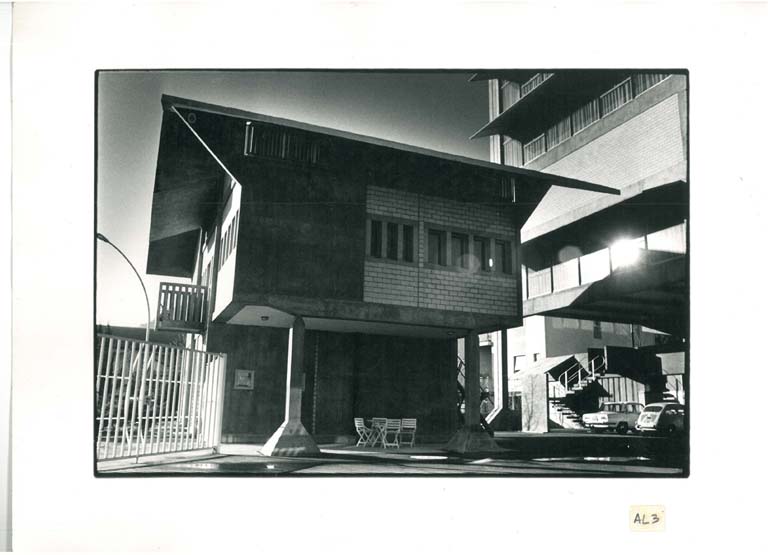 Vista generale da ovest. Stampa fotografica b/n.