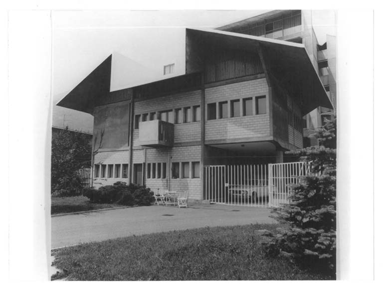 Vista generale da sud-ovest. Stampa fotografica b/n.