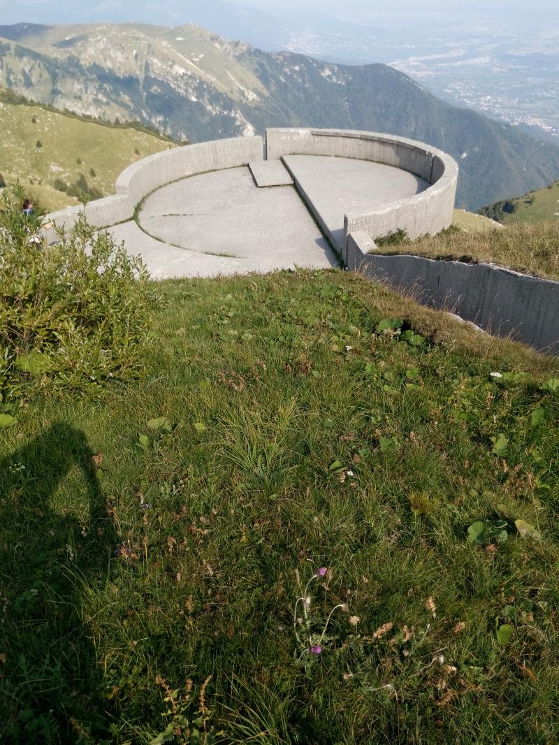 La piattaforma est vista dall'alto