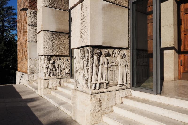 dettaglio della zona d'accesso