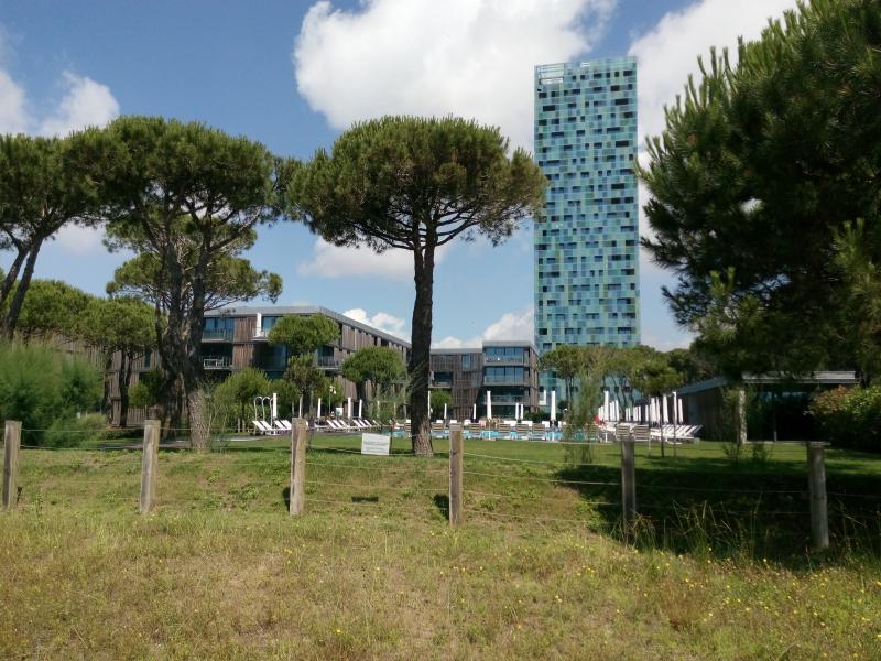 Veduta d'insieme dalla spiaggia