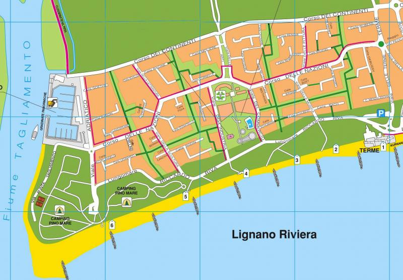 planimetria dell'area