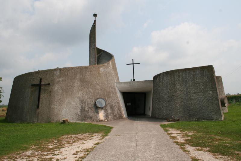 Chiesa della beata vergine del Rosario. Facciata principale.