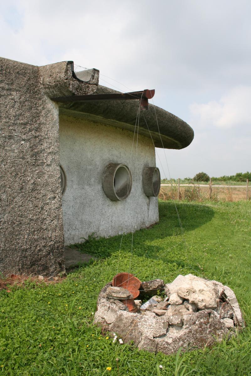Chiesa della Beata Vergine del Rosario. Sistema di scolo dell'acqua.
