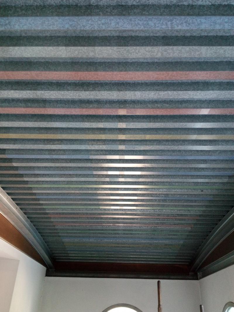 Padiglione d'ingresso agli uffici, il soffitto della bussola