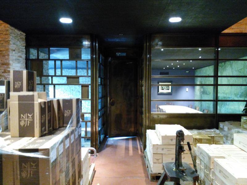 L'ingresso alla sala degustazione