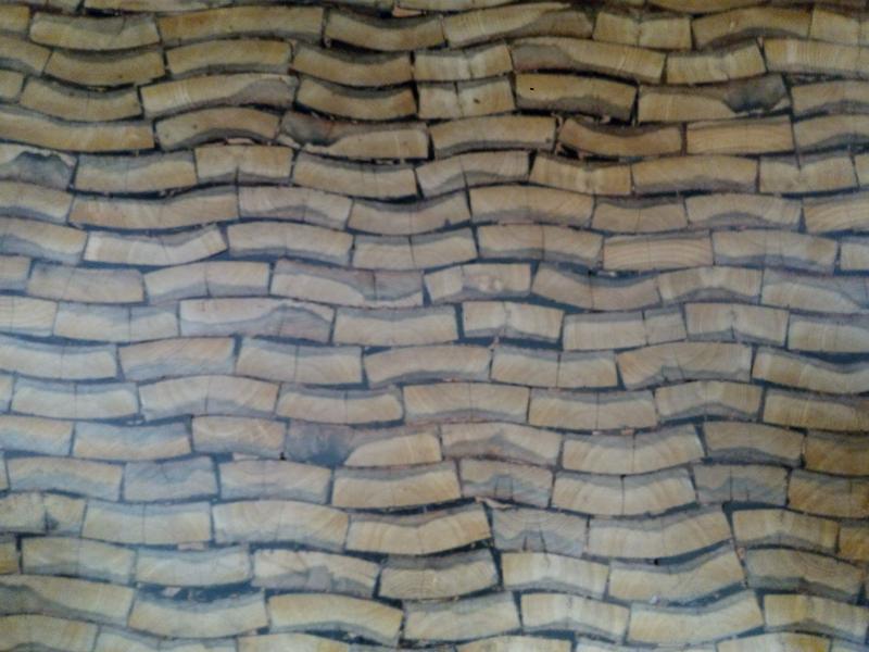 Il padiglione-studio, dettaglio del parquet