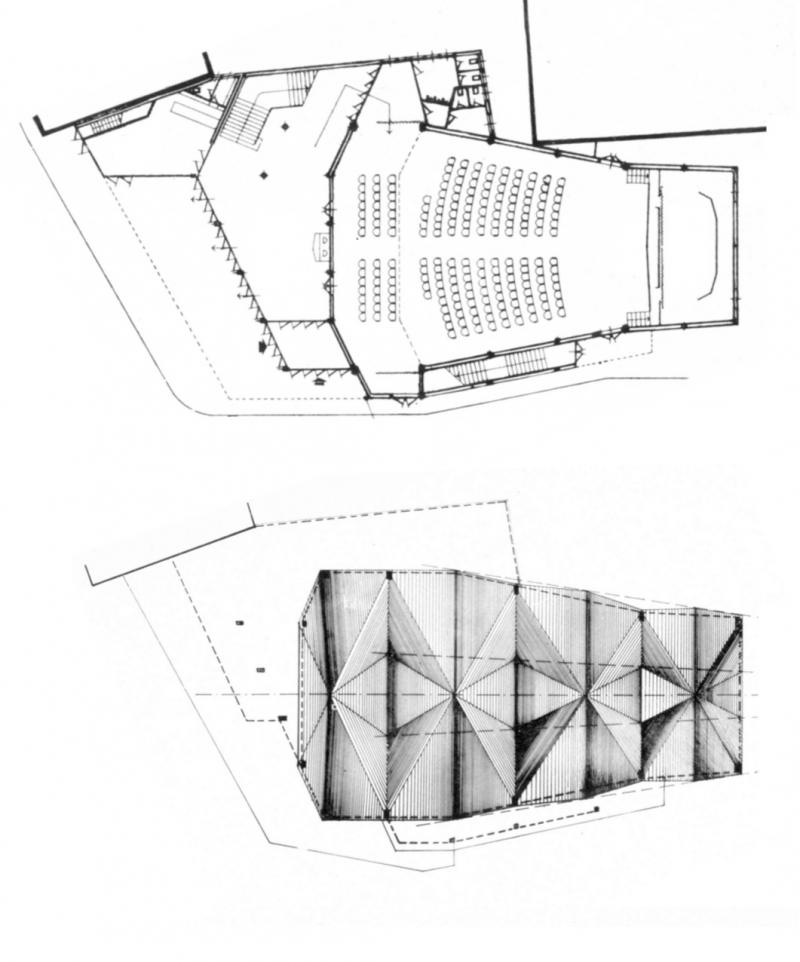 pianta attacco a terra e copertura