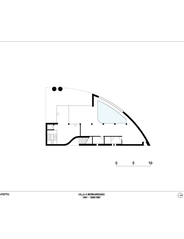 Pianta piano terra. (Archivio Mario Botta)