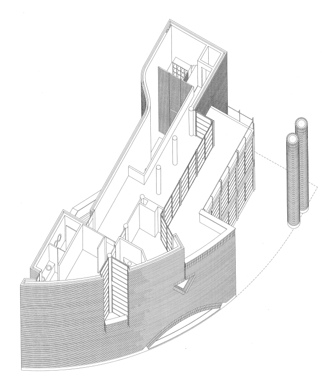 Assonometria. (Archivio Mario Botta)
