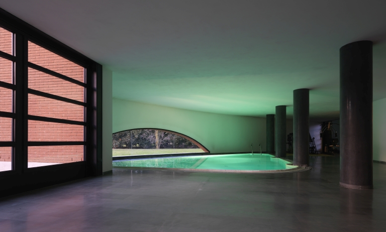 Villa Redaelli, Bernareggio. Fotografia © Pino Musi. (Archivio Mario Botta)