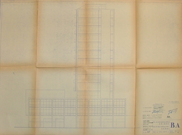 Prospetto verso corso Buenos Aires