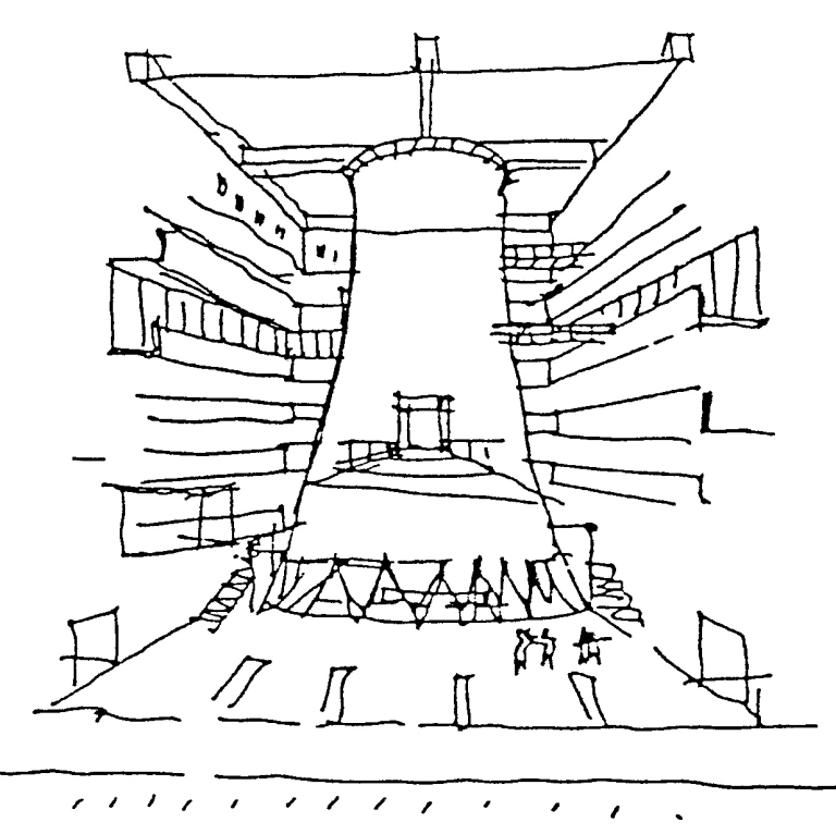 Schizzi di studio iniziali