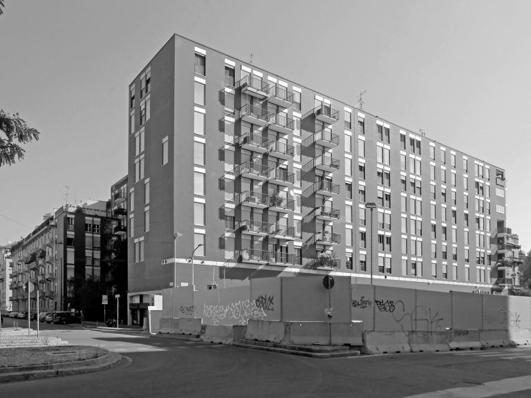 Vista complesso abitativo da corso Plebisciti