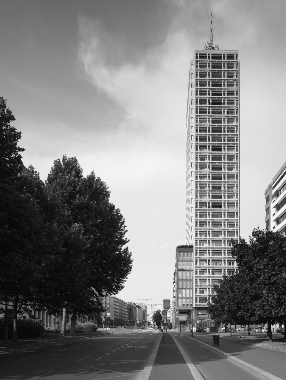 Una delle facciate minori