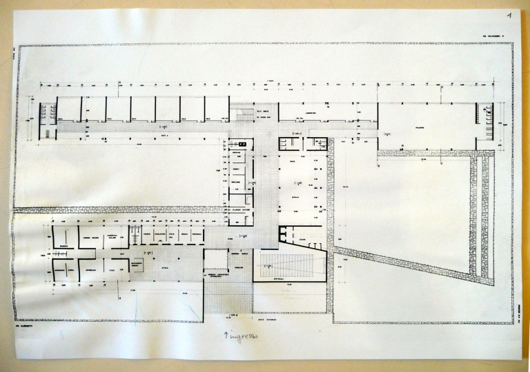 Planimetria generale. Copia fotografica b/n
