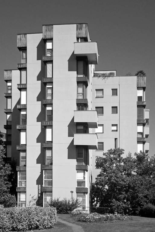 Vista torre residenziale