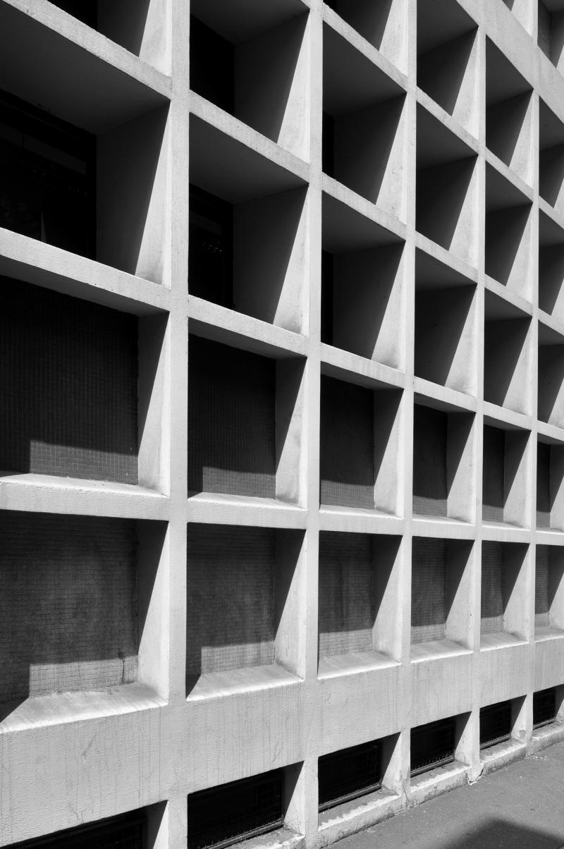 Dettaglio del sistema modulare di facciata