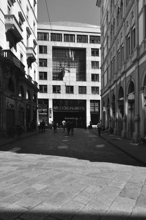 Vista da via Berchet