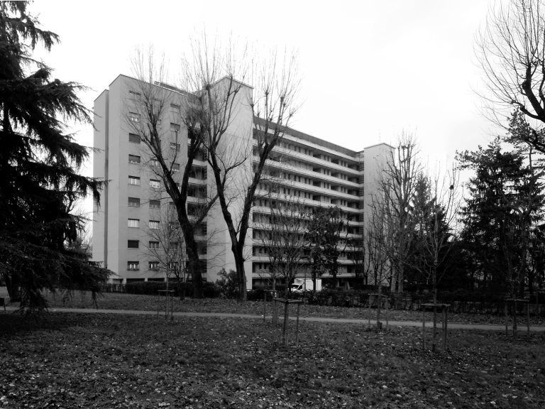 Scorcio della facciata rivolta ad ovest