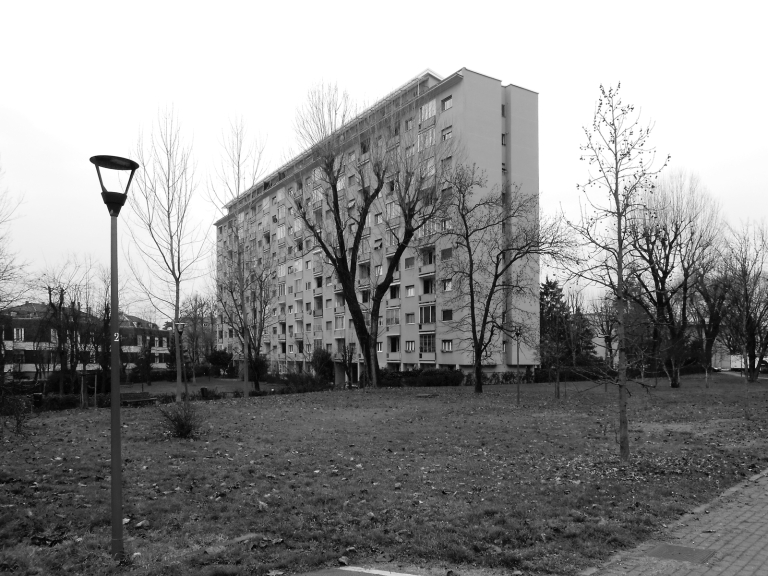 Scorcio della facciata rivolta ad est