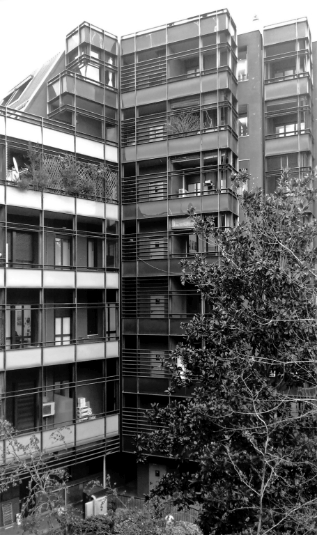 I fronti rivolti verso il cortile