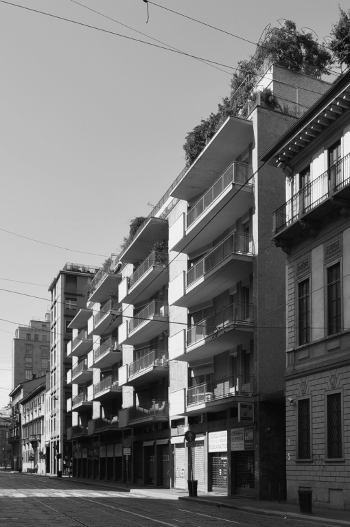 Il fronte su corso di Porta Romana