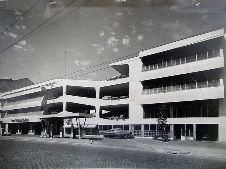 Immagine d'epoca. Stampa fotografica b/n