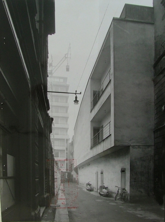 Immagine d'epoca. Stampa fotografica b/n