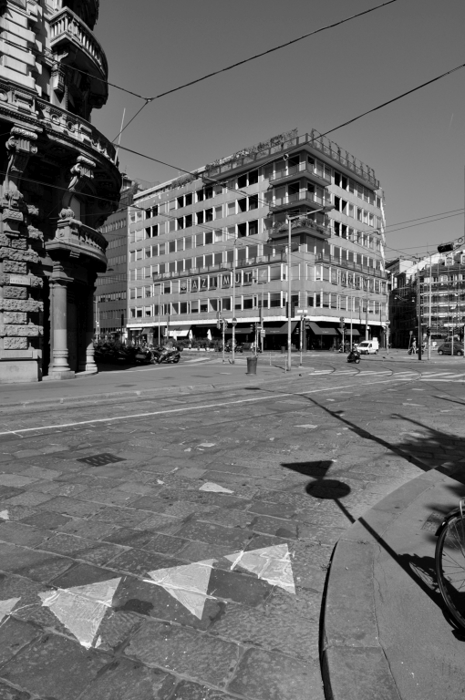 Vista da via Broletto