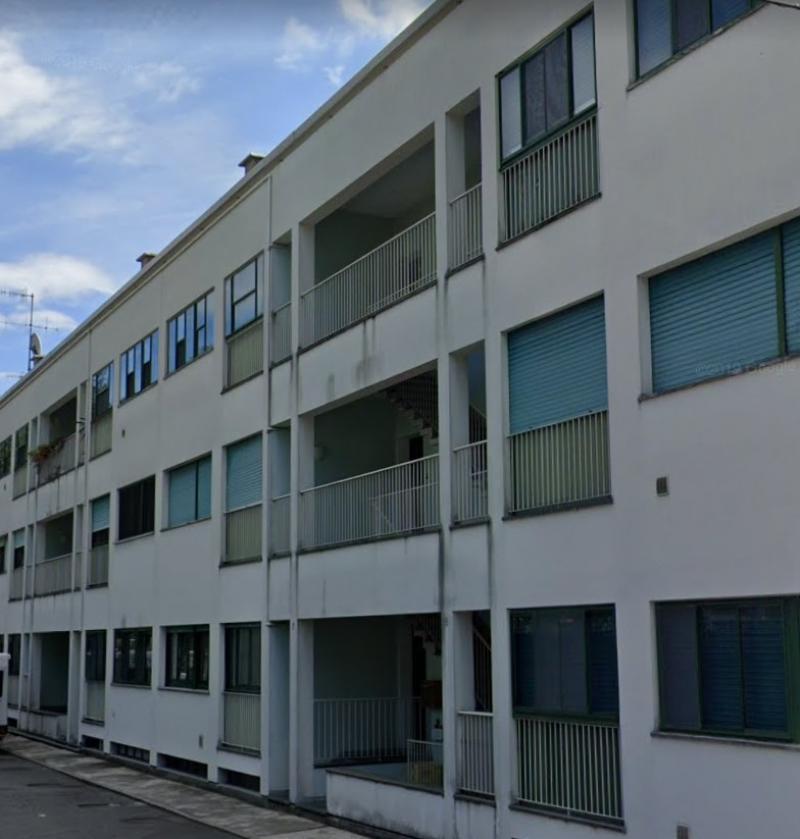 Case ad appartamenti degli architetti Fiocchi e Nizzoli. Via Matteotti, Canton Vesco, Ivrea, 2019  
