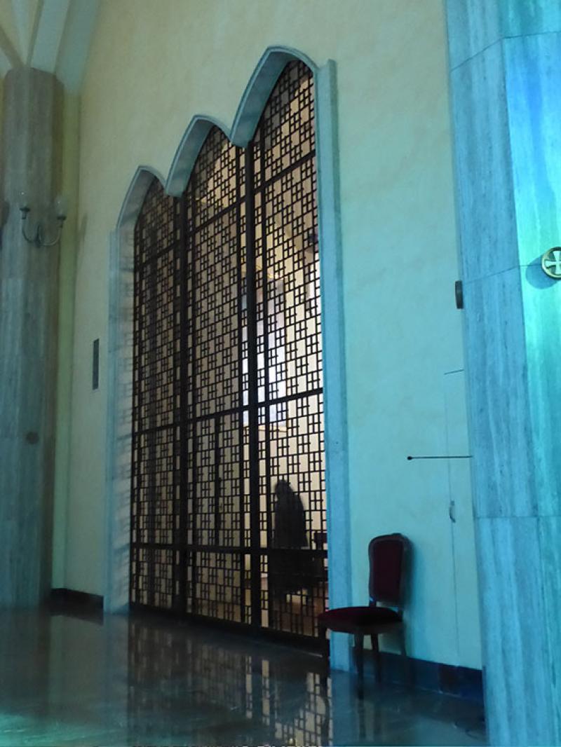 Grata fra la Chiesa e il Coro interno, 2019