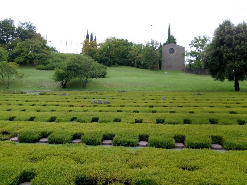 Il secondo terrazzamento, vista verso est