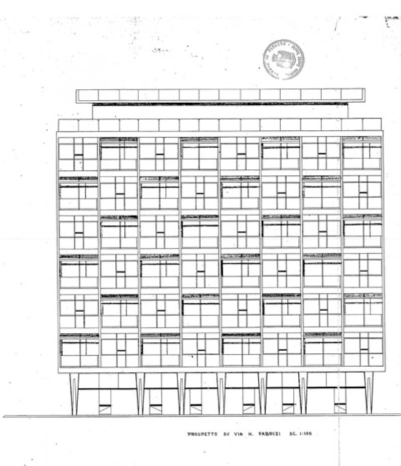 prospetto su via Nicola Babrizi