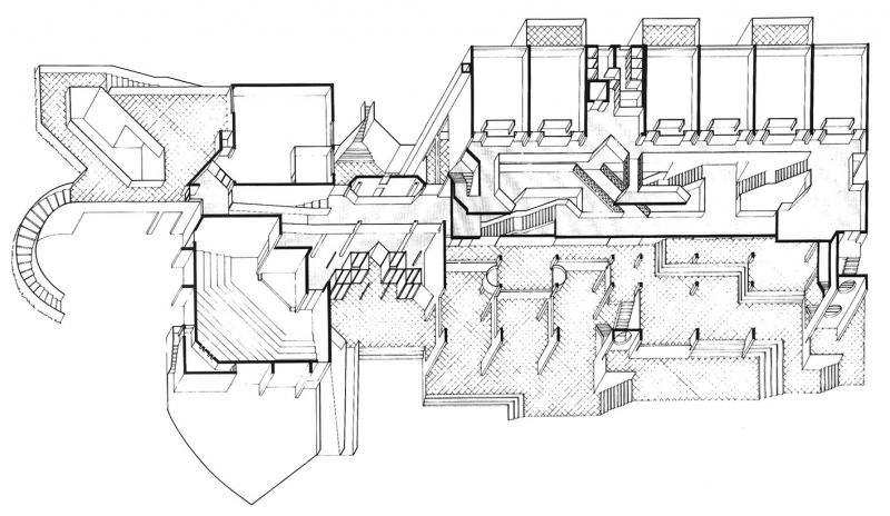 spaccato assonometrico