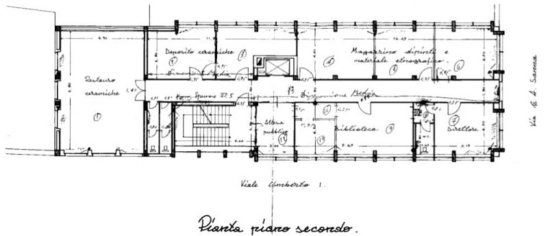 Corpo di fabbrica su viale Umberto I