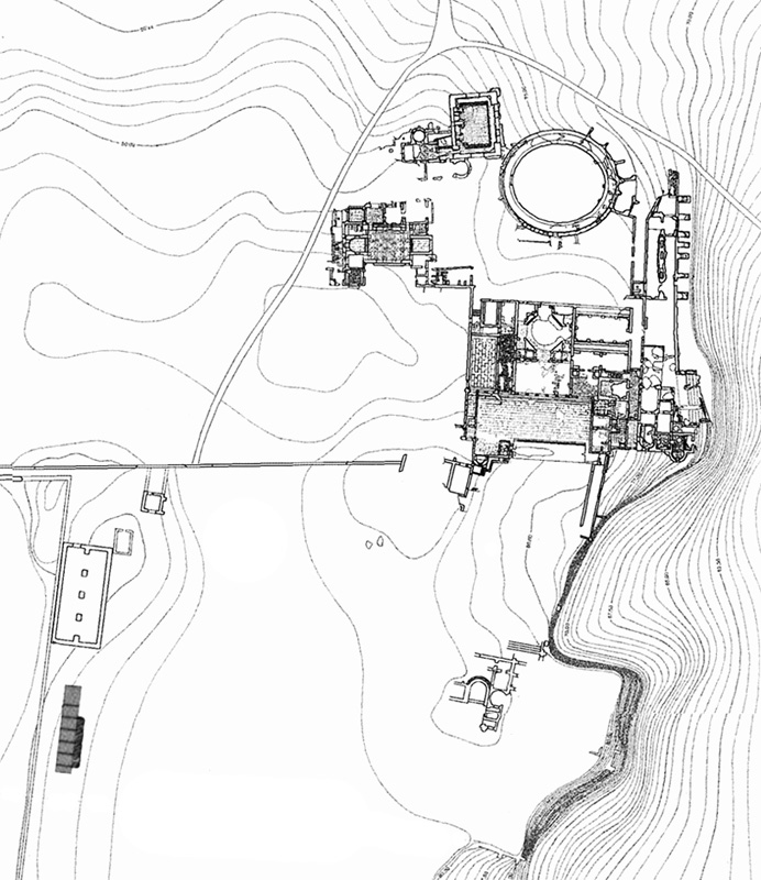 Planimetria generale Villa dei Quintili