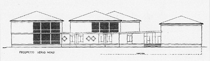 Scuola elementare. Prospetto nord