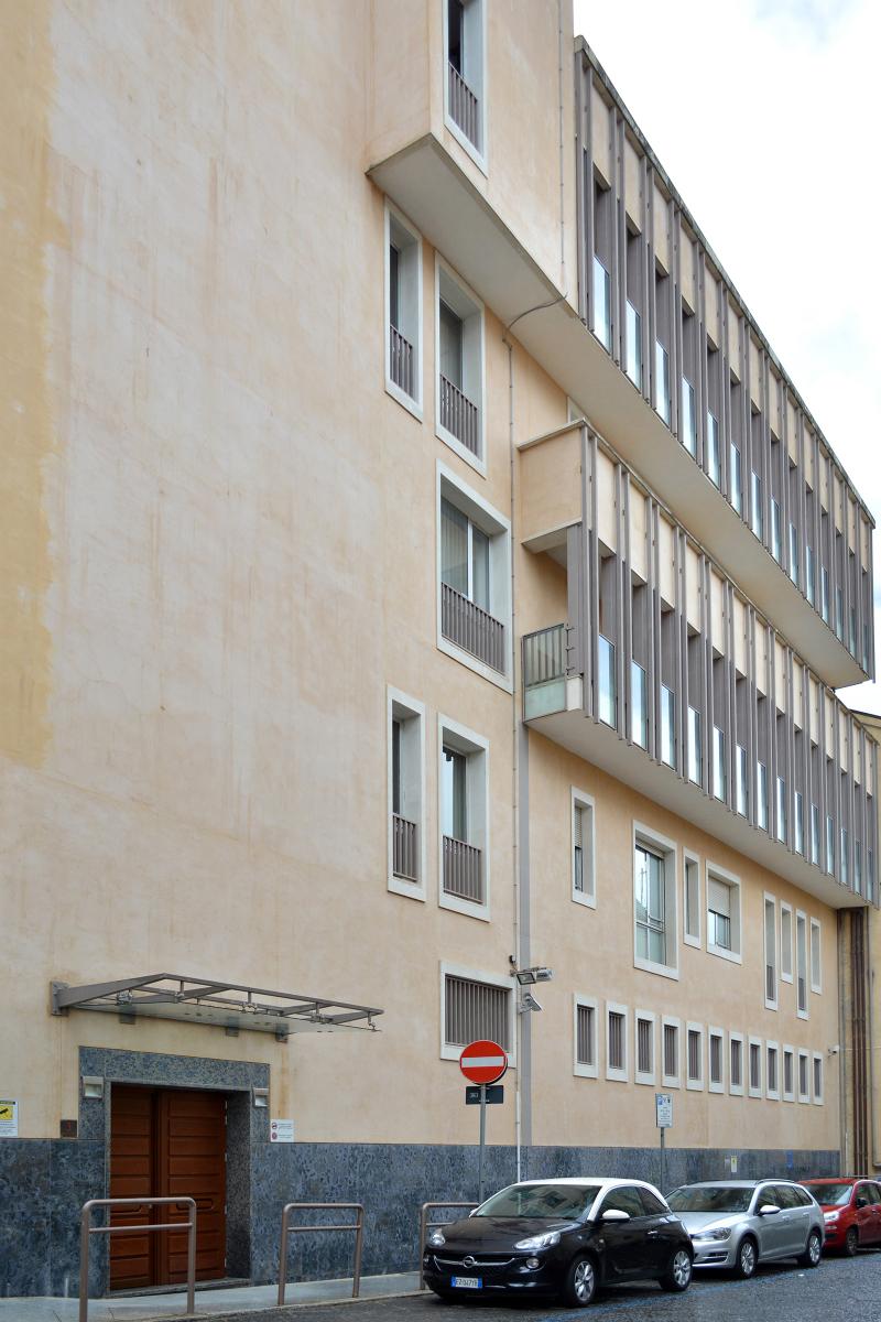 Prospetto retrostante (Foto M.R. Caniglia, 2017)