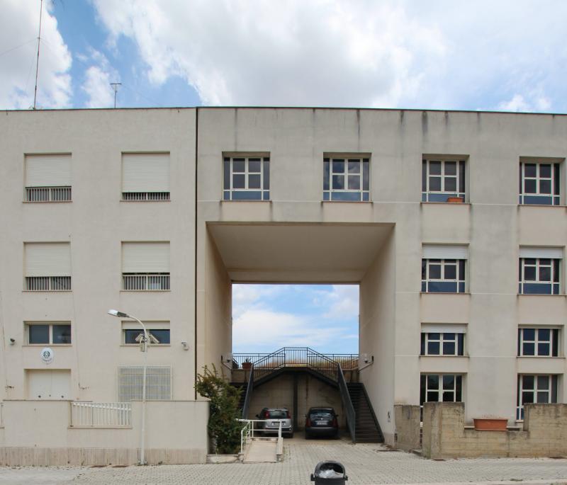 Centro città, particola del prospetto